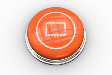 Poster - Envelope graphic on orange button