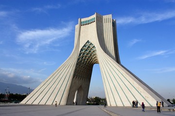 Poster - Tour Azadi, Téhéran, Iran