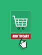 Online shopping cart add to cart button
