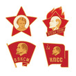Soviet badges
