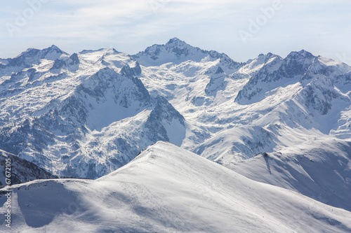 Dekoracja na wymiar  pireneje-pod-sniegiem