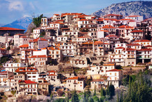 The View Of Arachova Town