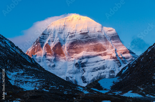 Cuadros en Lienzo Tibet. Mount Kailash. North face