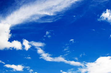 blue sky background with white clouds