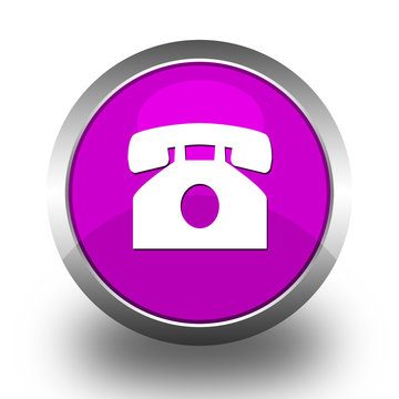 BOUTONS RONDS VIOLET