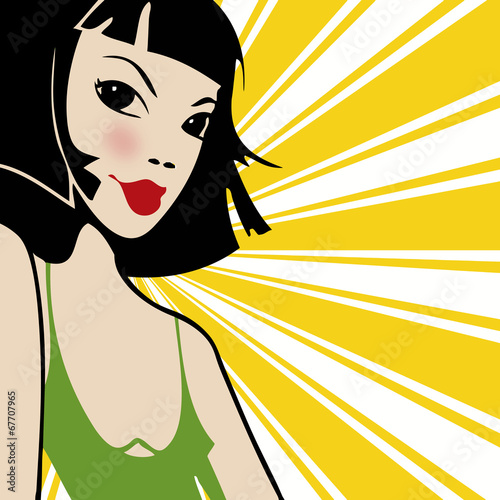 Jeune Fille Manga Buy This Stock Vector And Explore