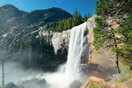 Naklejka - mata magnetyczna na lodówkę Waterfalls