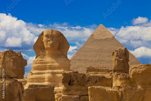 Naklejka - mata magnetyczna na lodówkę Sphinx Egypt
