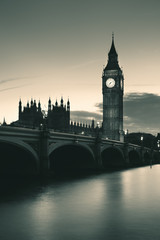 Poster - London at dusk