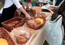 Organic Bread At Farmers Market