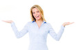 © Racle Fotodesign - young woman presents with her stretched arms