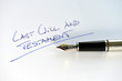 © nmann77 - Last Will and Testament, Erben, Erbschaft, Tod, Füller