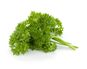 Wall Mural - Bunch of fresh green curly parsley