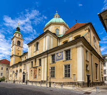 Saint Nicholas Cathedral Of Ljubljana, Slovenia