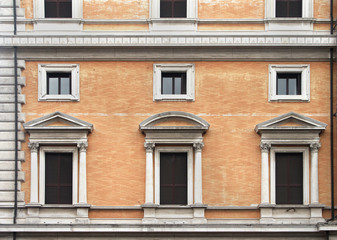 old stone windows