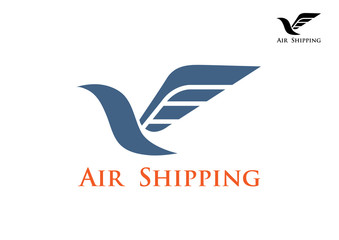 Poster - Air shipping symbol or emblem