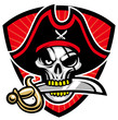 pirate skull mascot