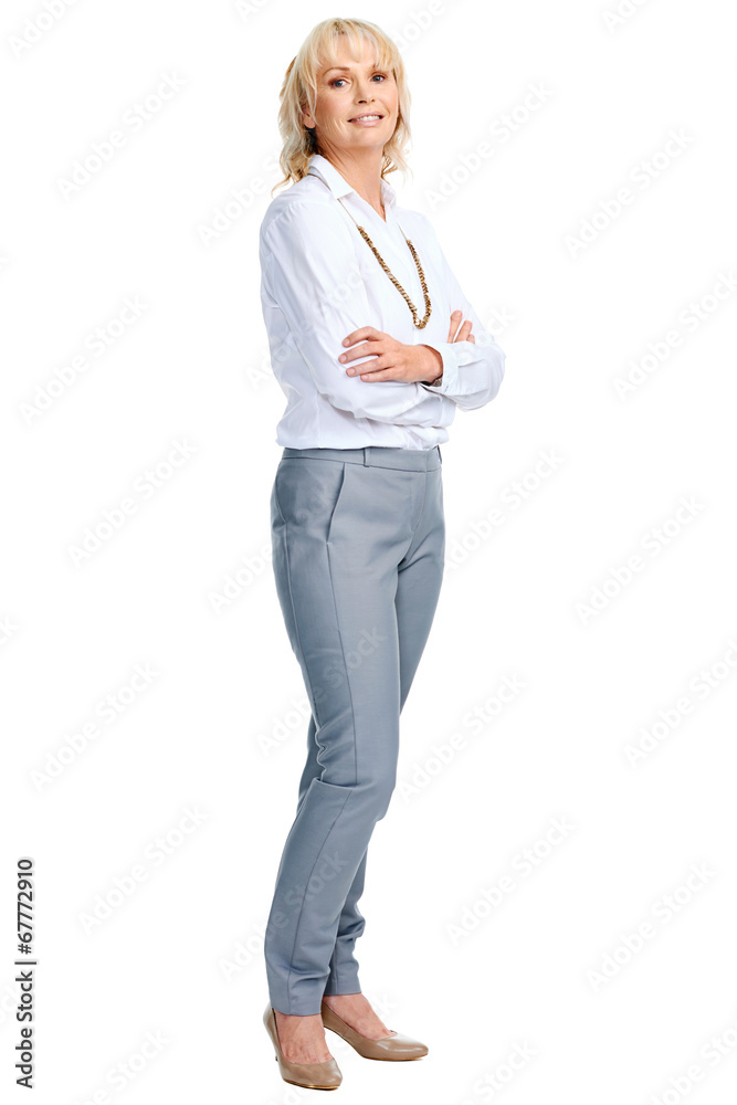 Smiling business woman Stock Photo | Adobe Stock