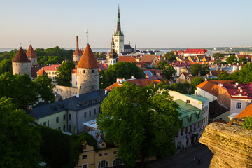 Wall Mural - View from Patkuli viewing platform, Tallinn, Estonia