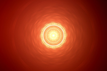 Wall Mural - abstract circular science fiction futuristic background