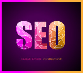 Poster - SEO Search engine optimization concept