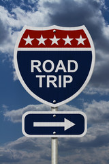 Poster - Road Trip Sign