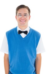 Poster - Geeky hipster smiling at camera