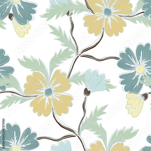 Obraz w ramie seamless pattern