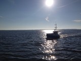 Fototapeta Kuchnia - fischerboot am morgen