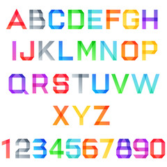 Poster - Vector Alphabet Set