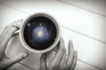 Poster - Galaxy in the cup