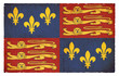 Grunge-Flagge England Tudor (1406-1603)