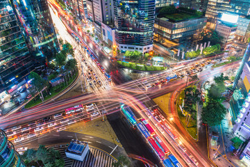 Wall Mural - Gangnam Traffic