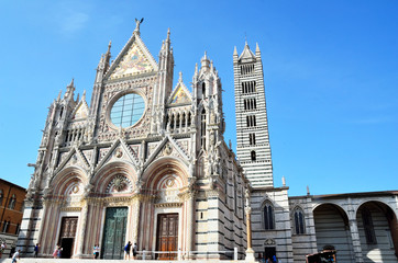 Santa Maria dell' assunta Cathedral in Siena, Tuscany, Italy