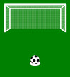 a penalty kick with ball