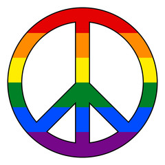 Wall Mural - Peace symbol