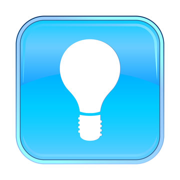 Isolated blue web icon on white background