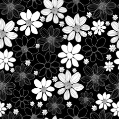 Wall Mural - Floral seamless pattern