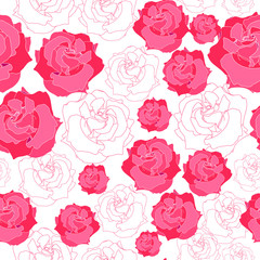 Wall Mural - Floral seamless pattern