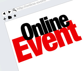 Online Event Website Words Internet Digital Meeting Show