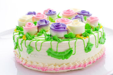 Wall Mural - Flower cakes