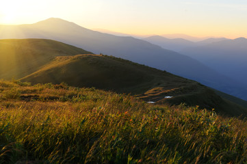 Canvas Print - Mountains landscape