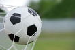 © byrdyak - Soccer ball in goal