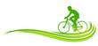 Radfahren grüne Welle