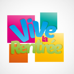 Poster - vive la rentrée!