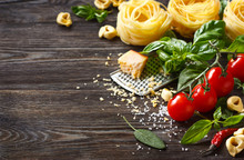 Italian Food Ingredients.