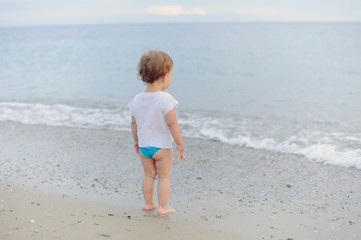 Sticker - Girl Looking at Sea