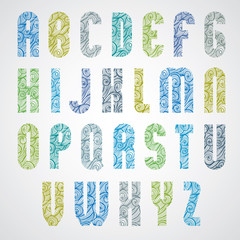 Poster - Bold condensed poster font with hand drawn.