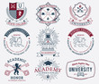 College and University badges 2 colored