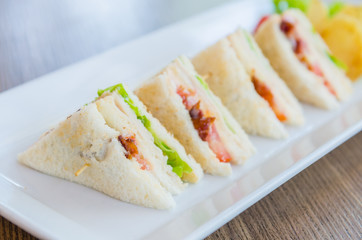 Wall Mural - Club sandwiches